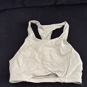 Women's Cream Sports Bra